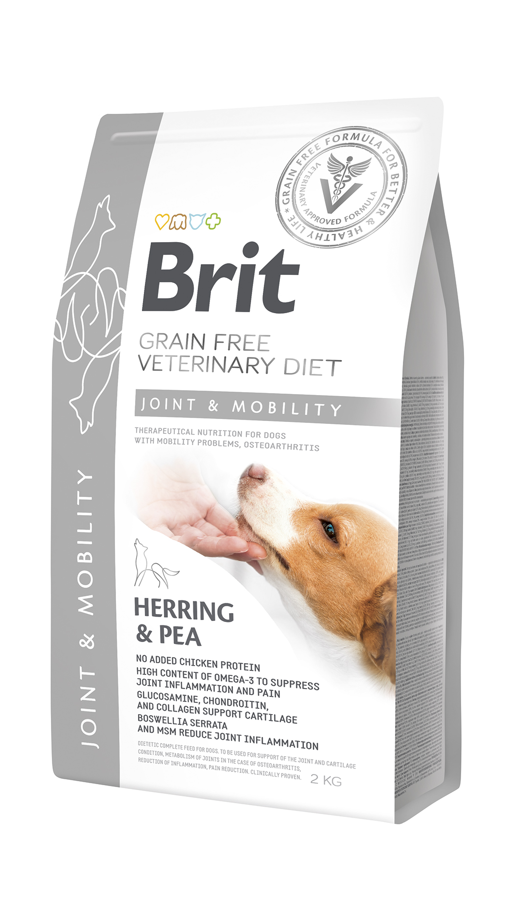 Brit Veterinary Diet Joint & Mobility erisööt koertele 2kg