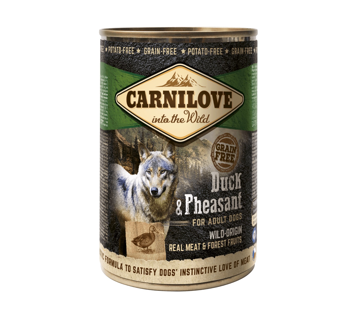 Carnilove Duck & Pheasant konserv koertele 400g