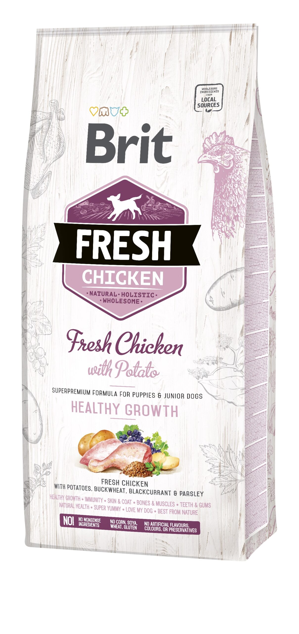Brit Fresh Chicken with Potato Puppy koeratoit 12 kg