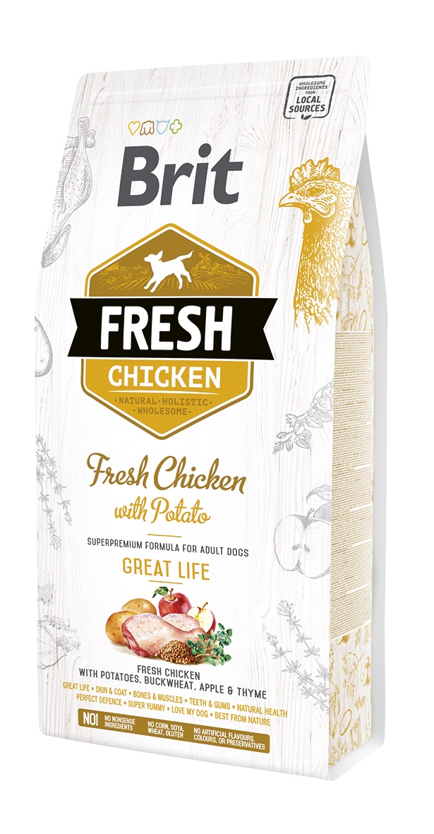 Brit Fresh Chicken with Potato Adult koeratoit 2,5 kg