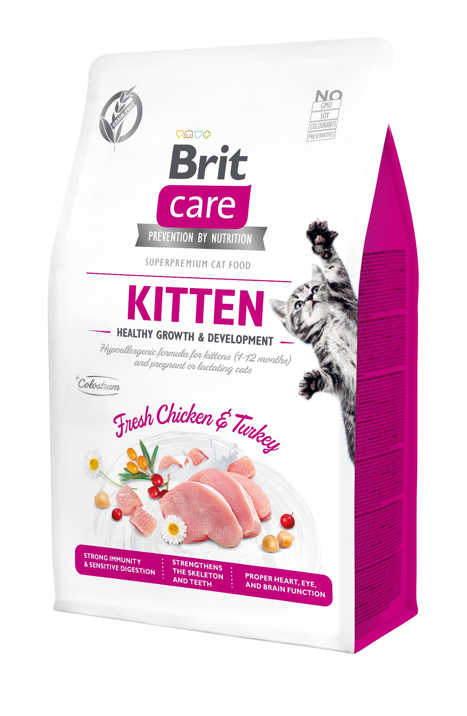 Brit Care Cat Grain-Free Kitten Healthy Growth kassitoit 0,4kg