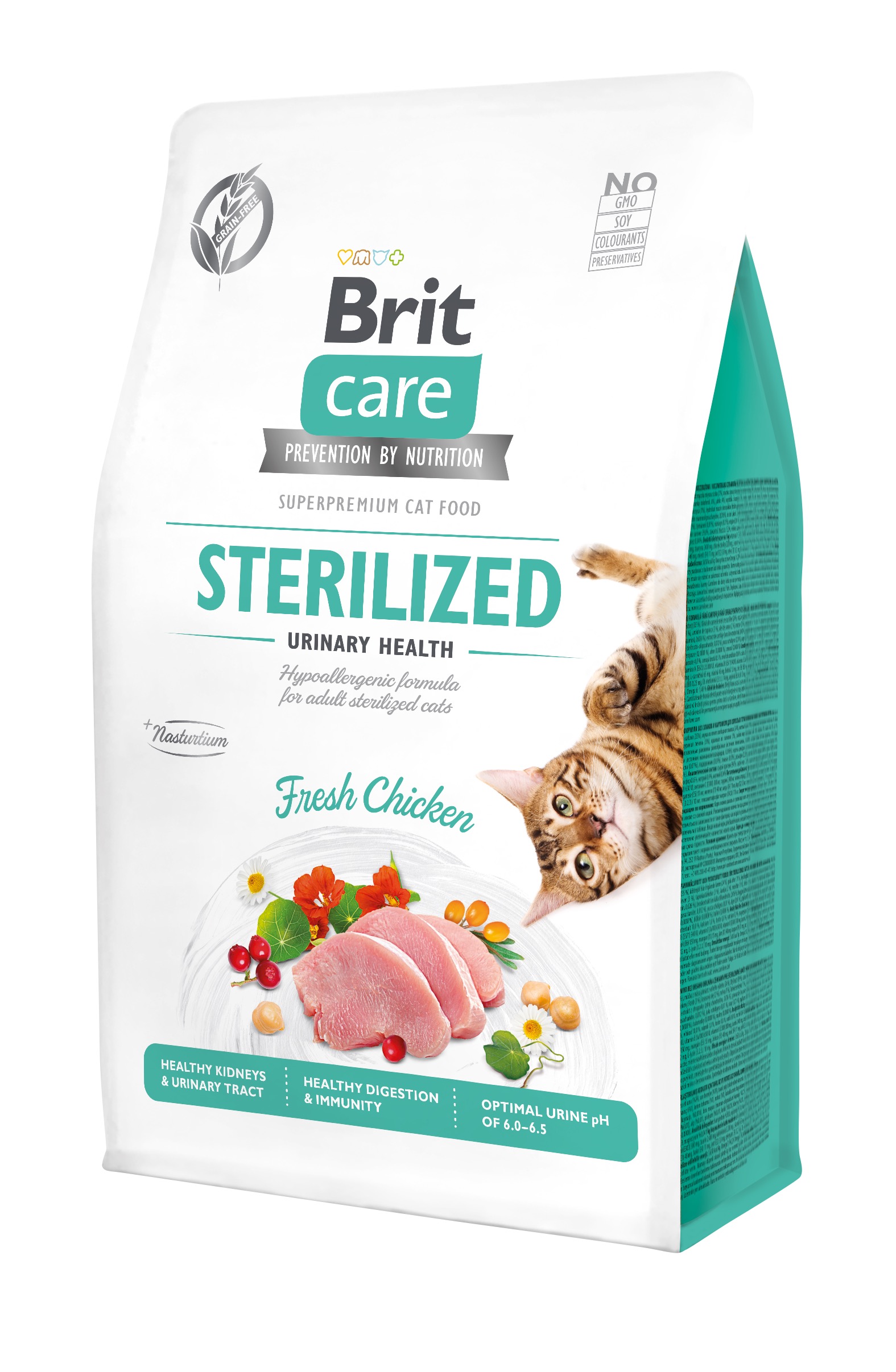 Brit Care Cat Grain-Free Sterilized Urinary Health kassitoit 0,4 kg