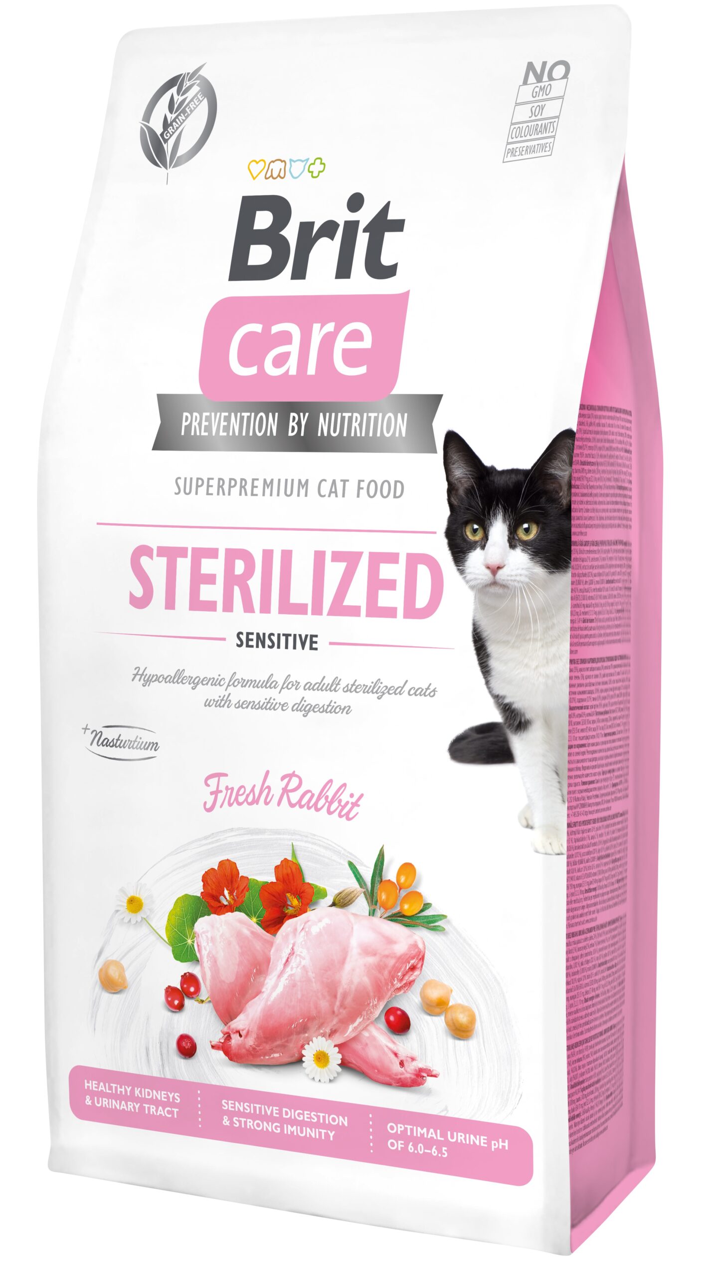 Brit Care Cat Grain-Free Sterilized Sensitive kassitoit 7 kg