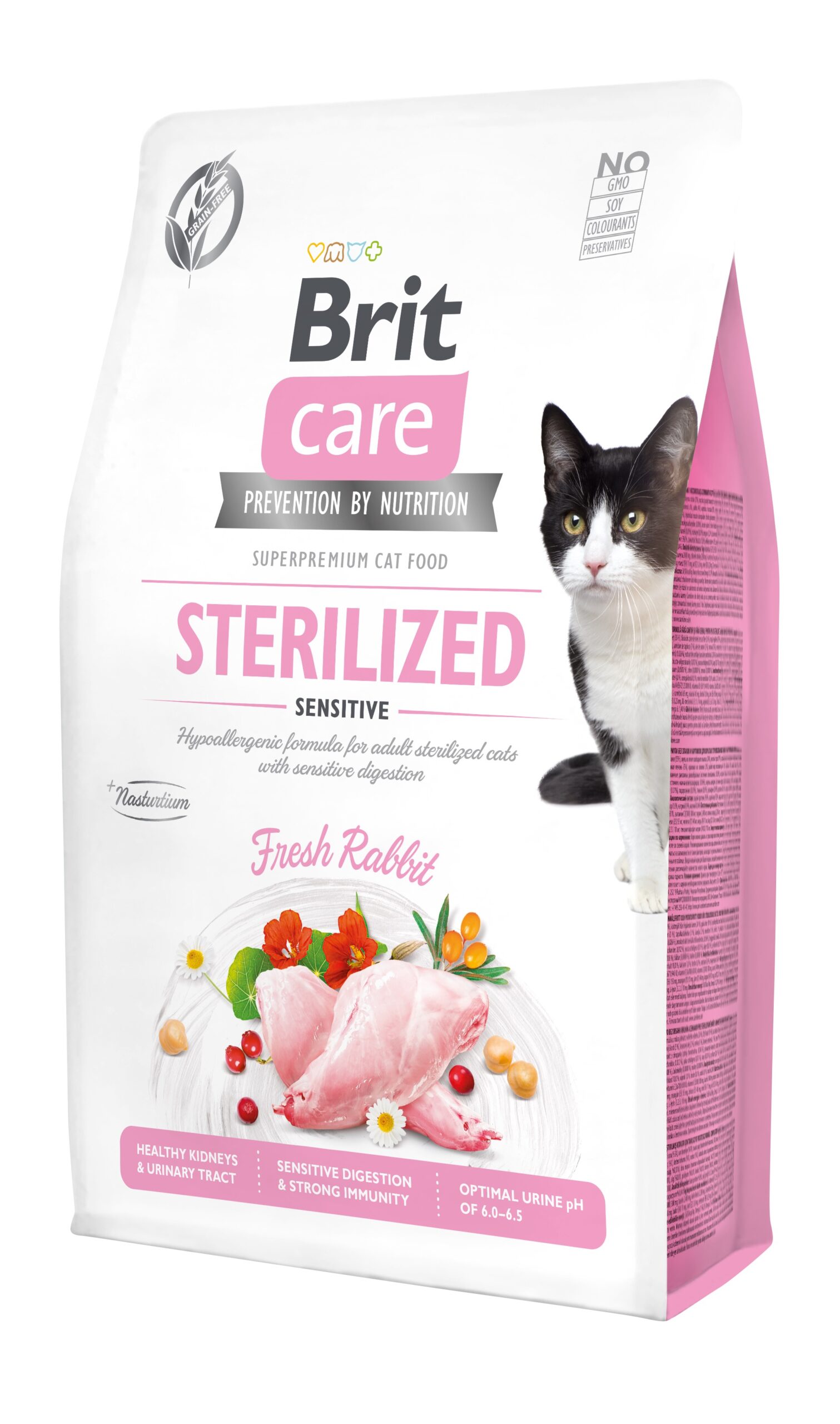 Brit Care Cat Grain-Free Sterilized Sensitive kassitoit 2 kg