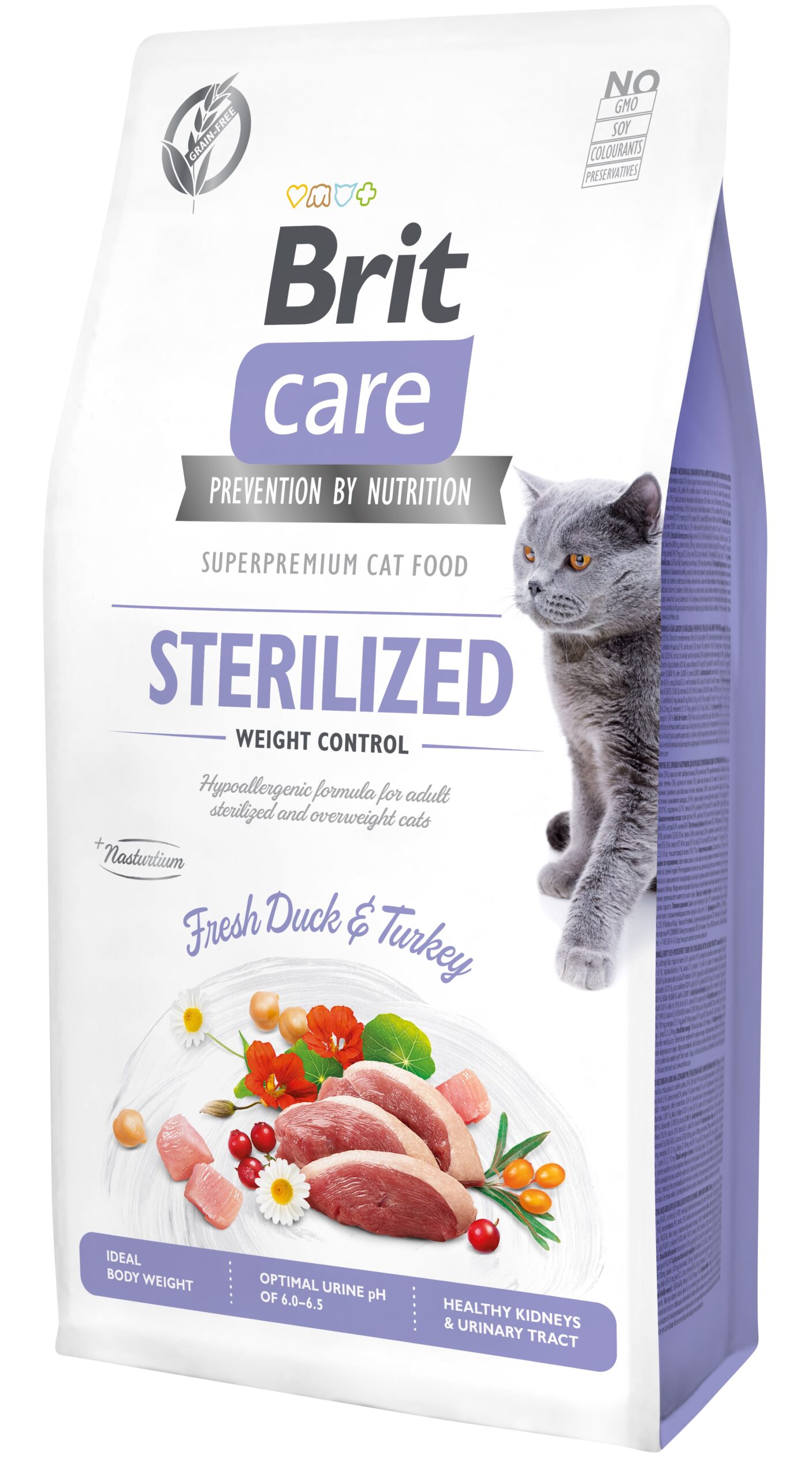 Brit Care Cat Grain-Free Sterilized Weight Control kassitoit 7kg