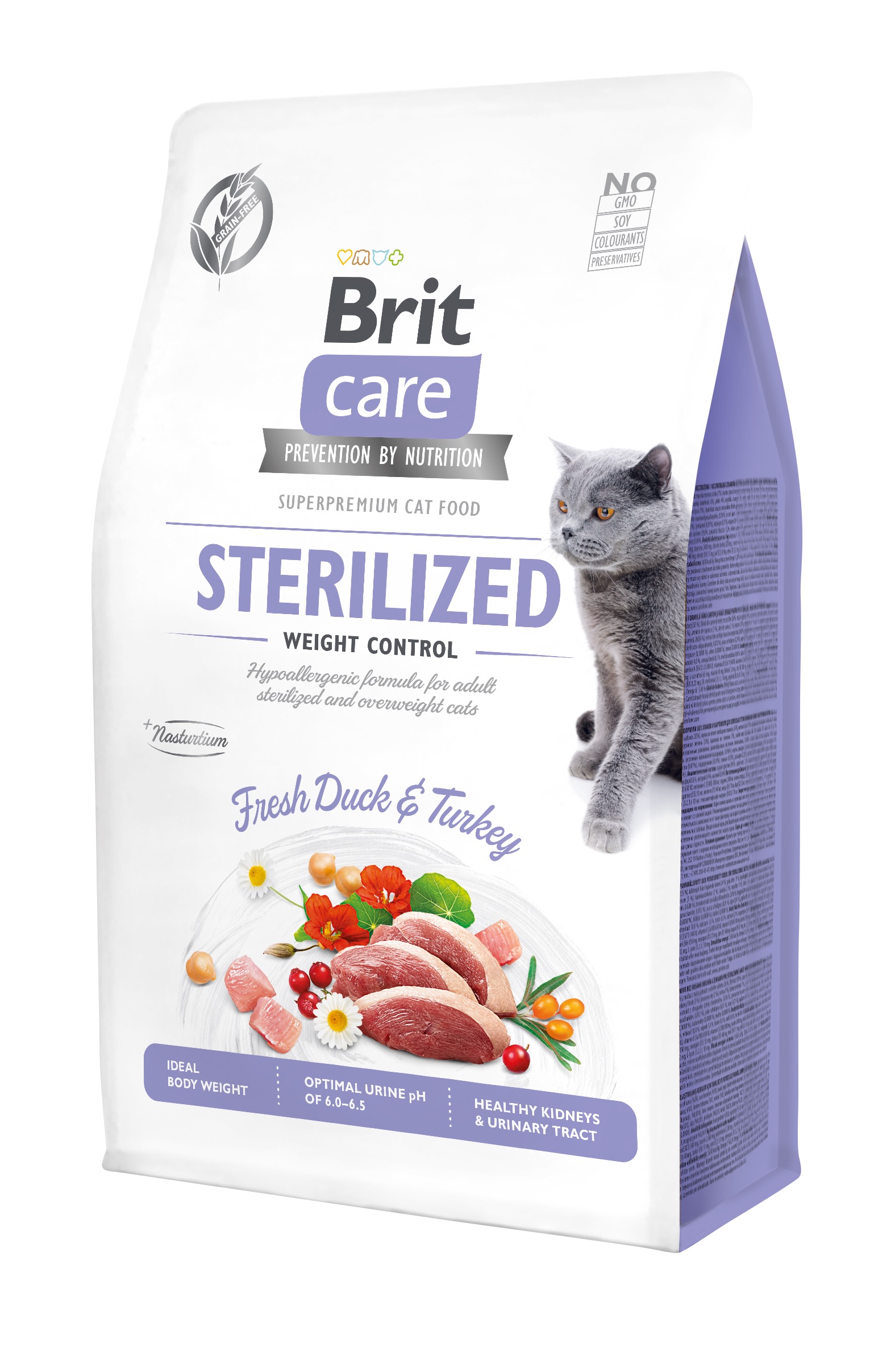Brit Care Cat Grain-Free Sterilized Weight Control kassitoit 0,4kg
