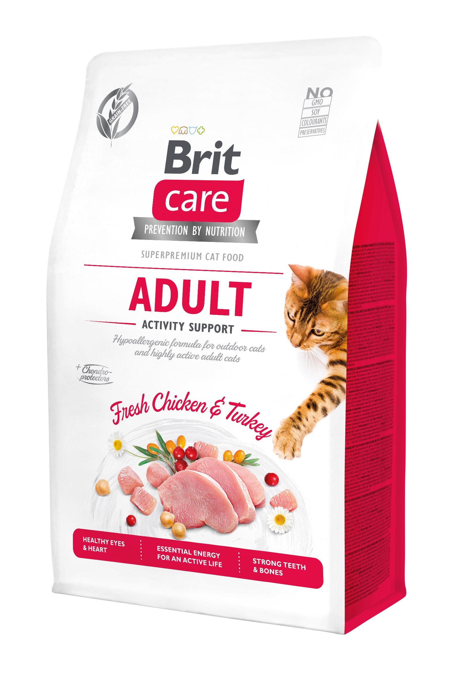 Brit Care Cat Grain-Free Adult Activity Support kassitoit 0,4kg