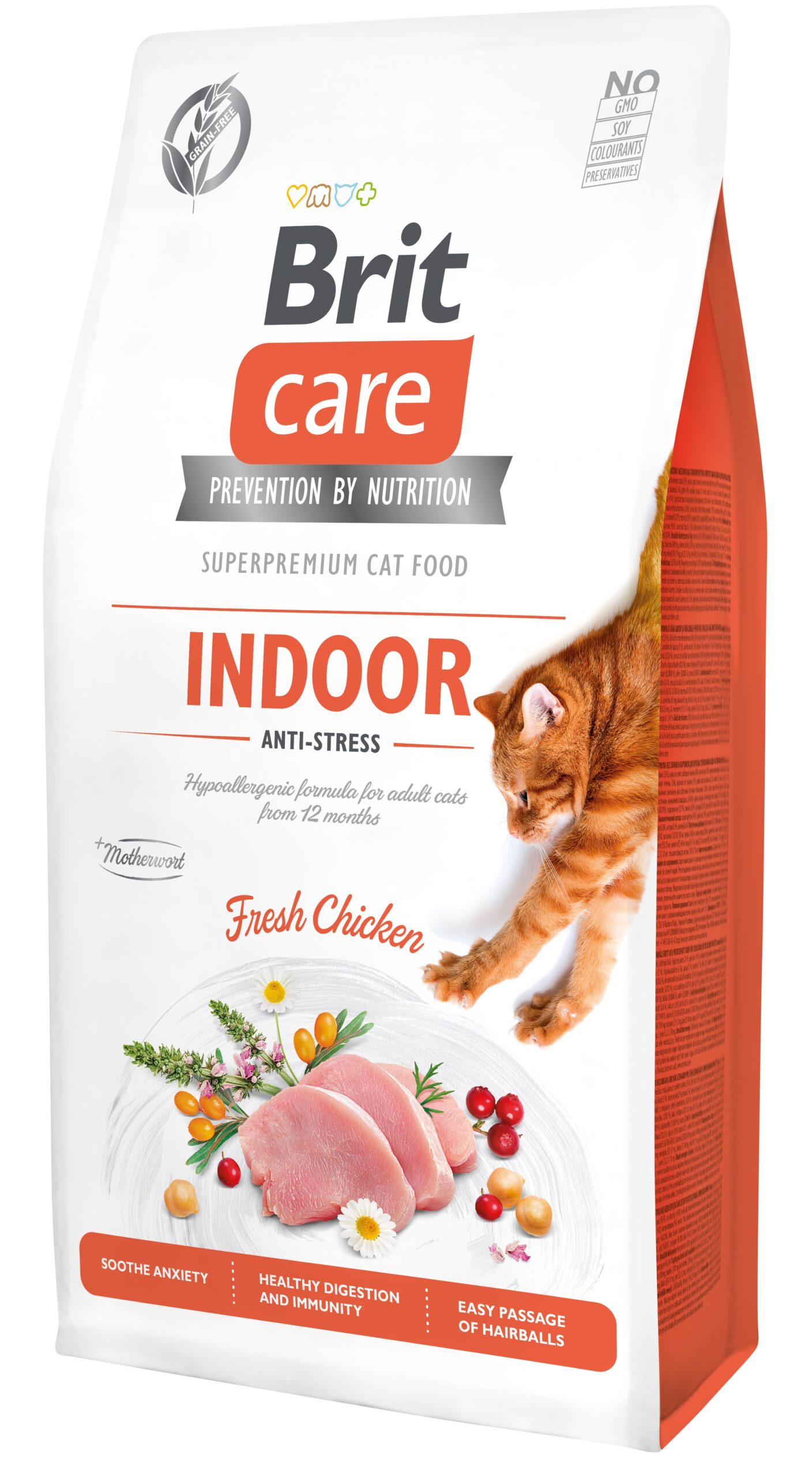 Brit Care Cat Grain-Free Indoor Anti-Stress kassitoit 7 kg