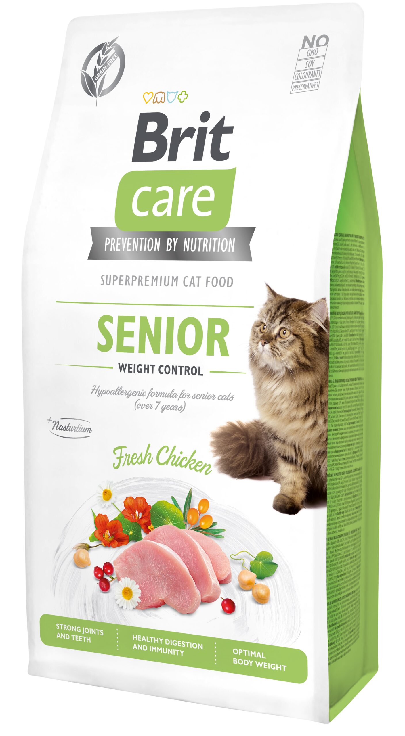 Brit Care Cat Grain-Free Senior Weight Control kassitoit 7 kg
