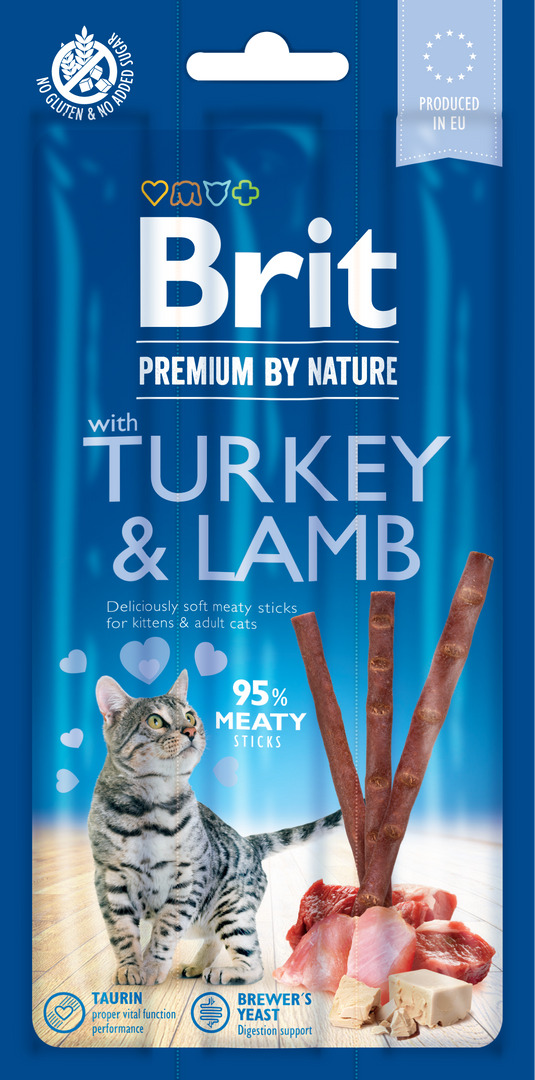 Brit Premium Turkey & Lamb kassimaius 3tk 15g