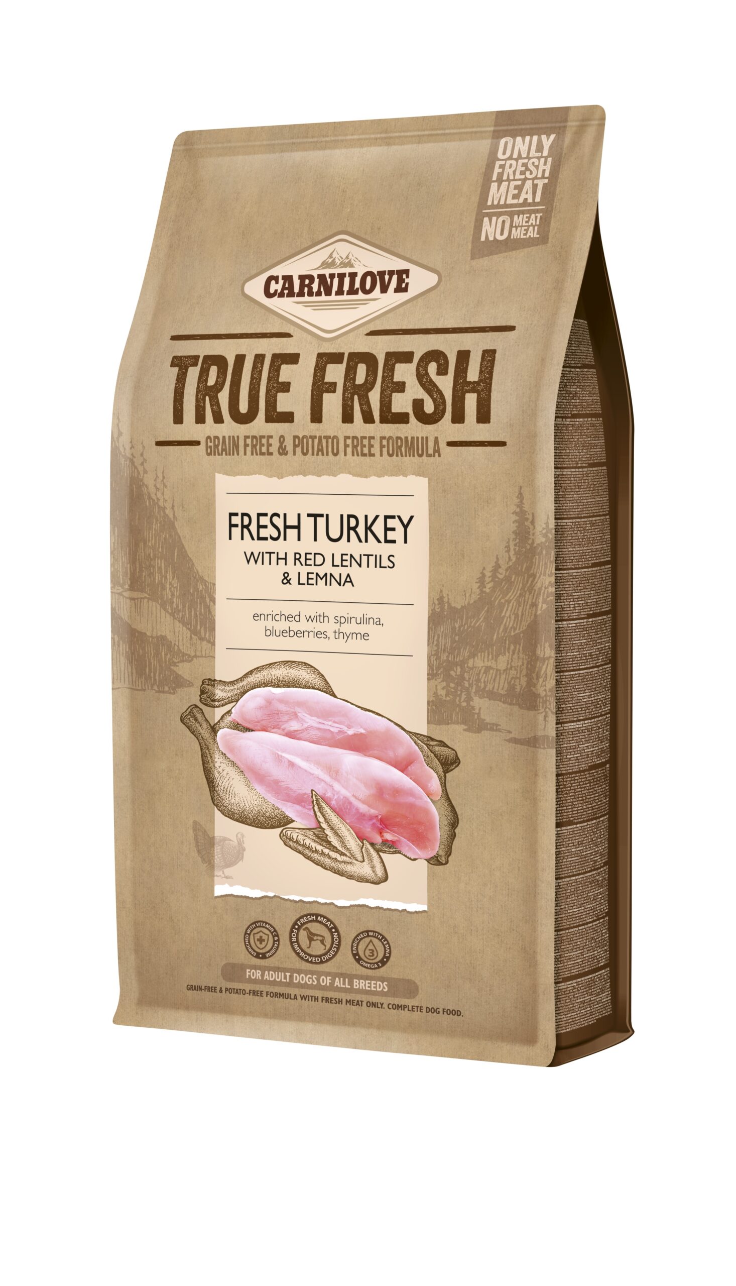 Carnilove True Fresh Turkey koeratoit 4 kg