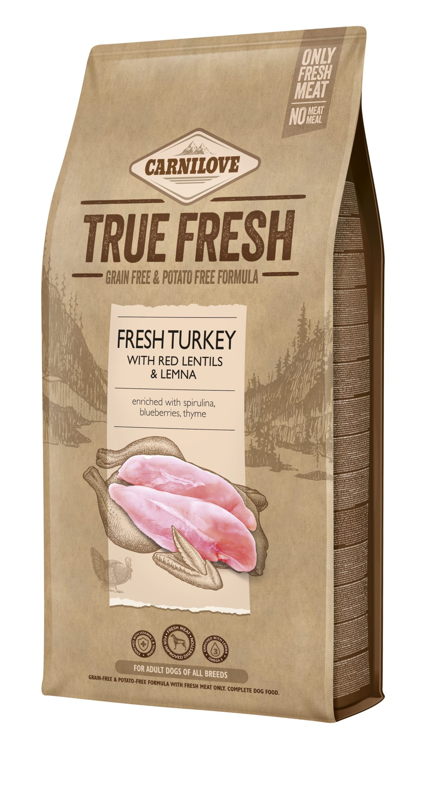 Carnilove True Fresh Turkey koeratoit 11.4kg