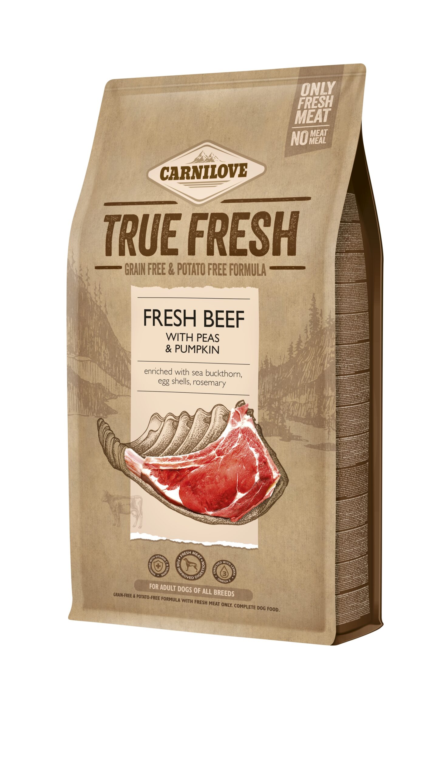 Carnilove True Fresh Beef koeratoit 4kg