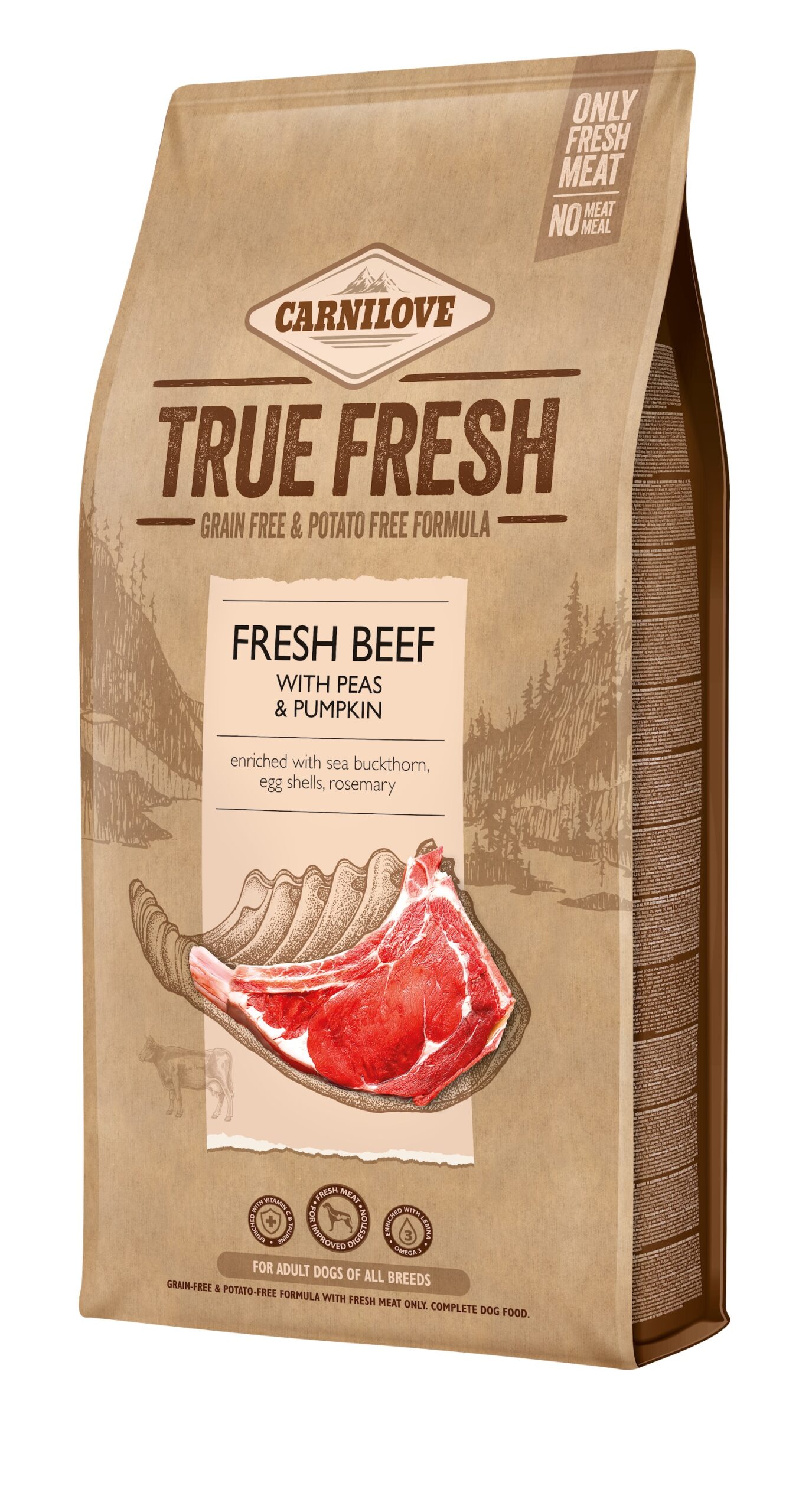 Carnilove True Fresh Beef koeratoit 11.4kg