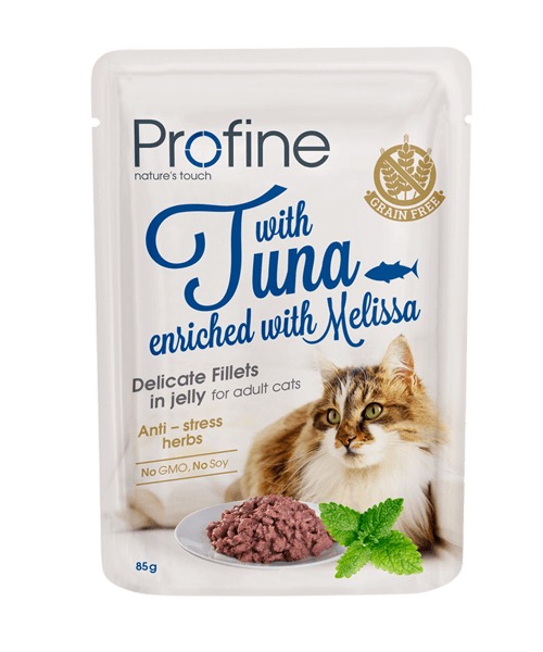 Profine Cat Pouch Tuna in Jelly märgtoit kassidele 85g
