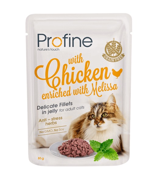 Profine Cat Pouch Chicken in Jelly märgtoit kassidele 85g