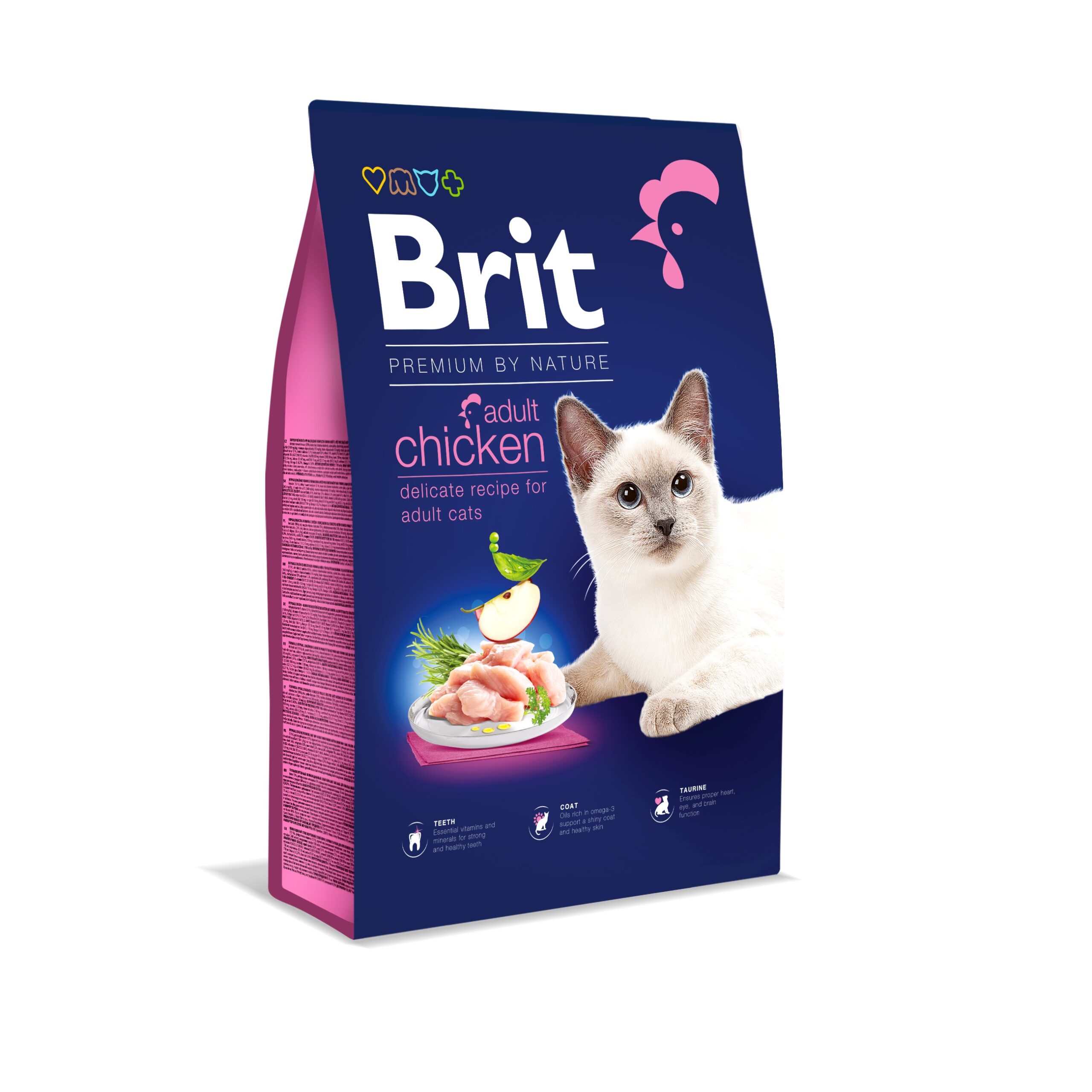 Brit Premium by Nature Cat Chicken kassidele kanaga 8 kg