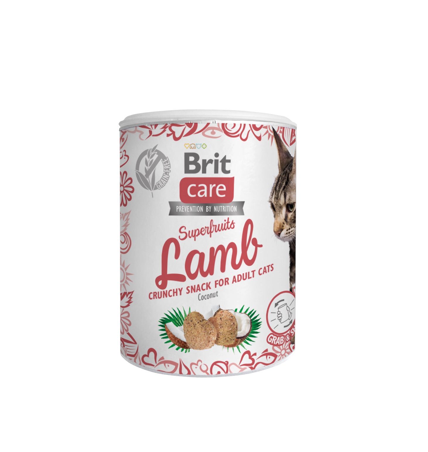 Brit Care Cat Snack SuperFruits Lamb kassimaius lambalihaga 100g