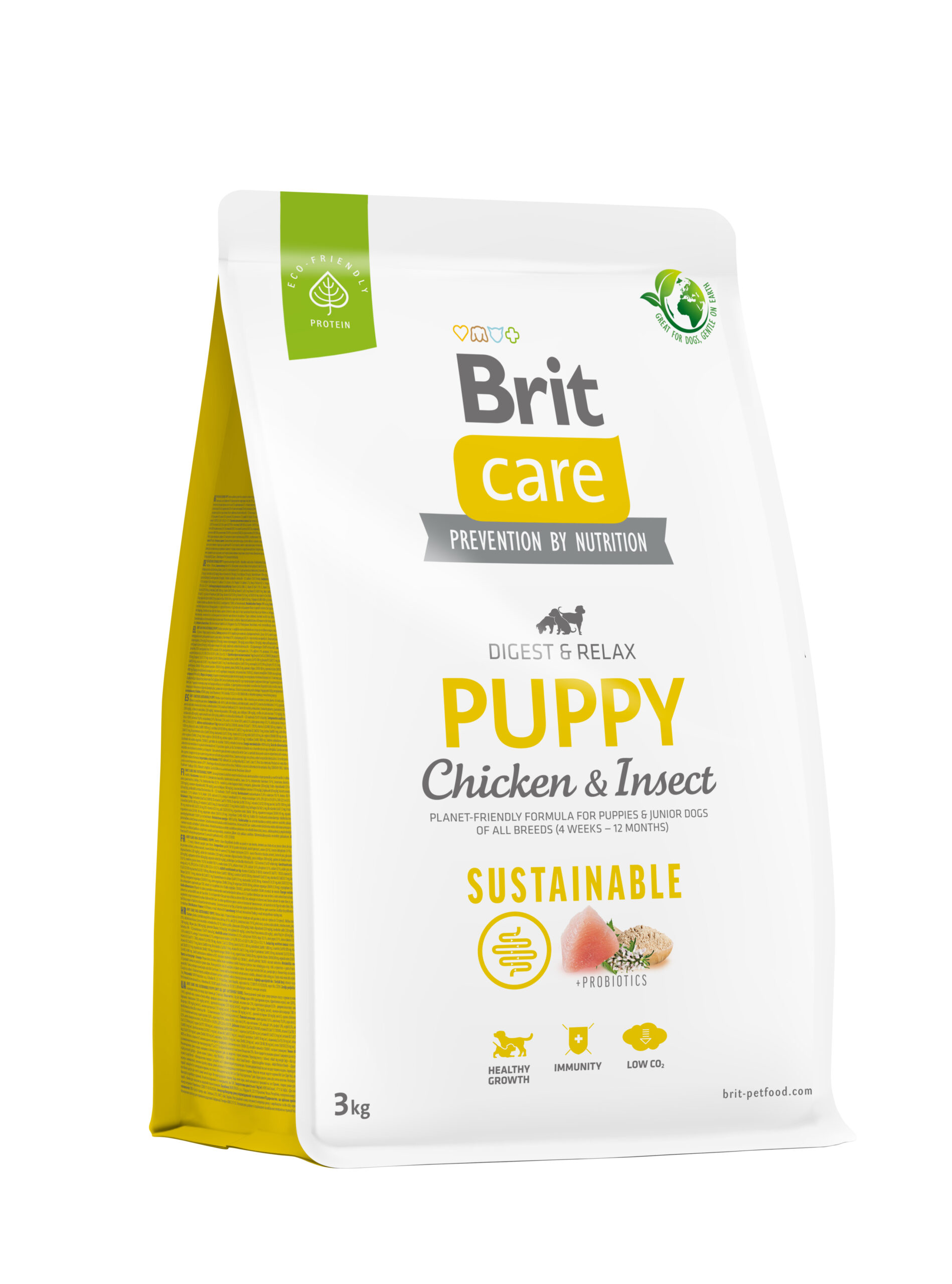 Brit Care Sustainable Puppy Chicken & Insect koeratoit 3kg