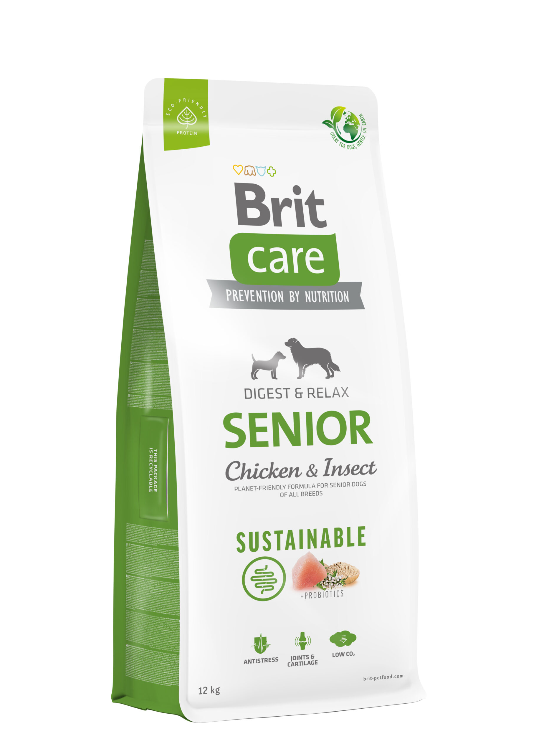 Brit Care Sustainable Senior Chicken & Insect koeratoit 12kg