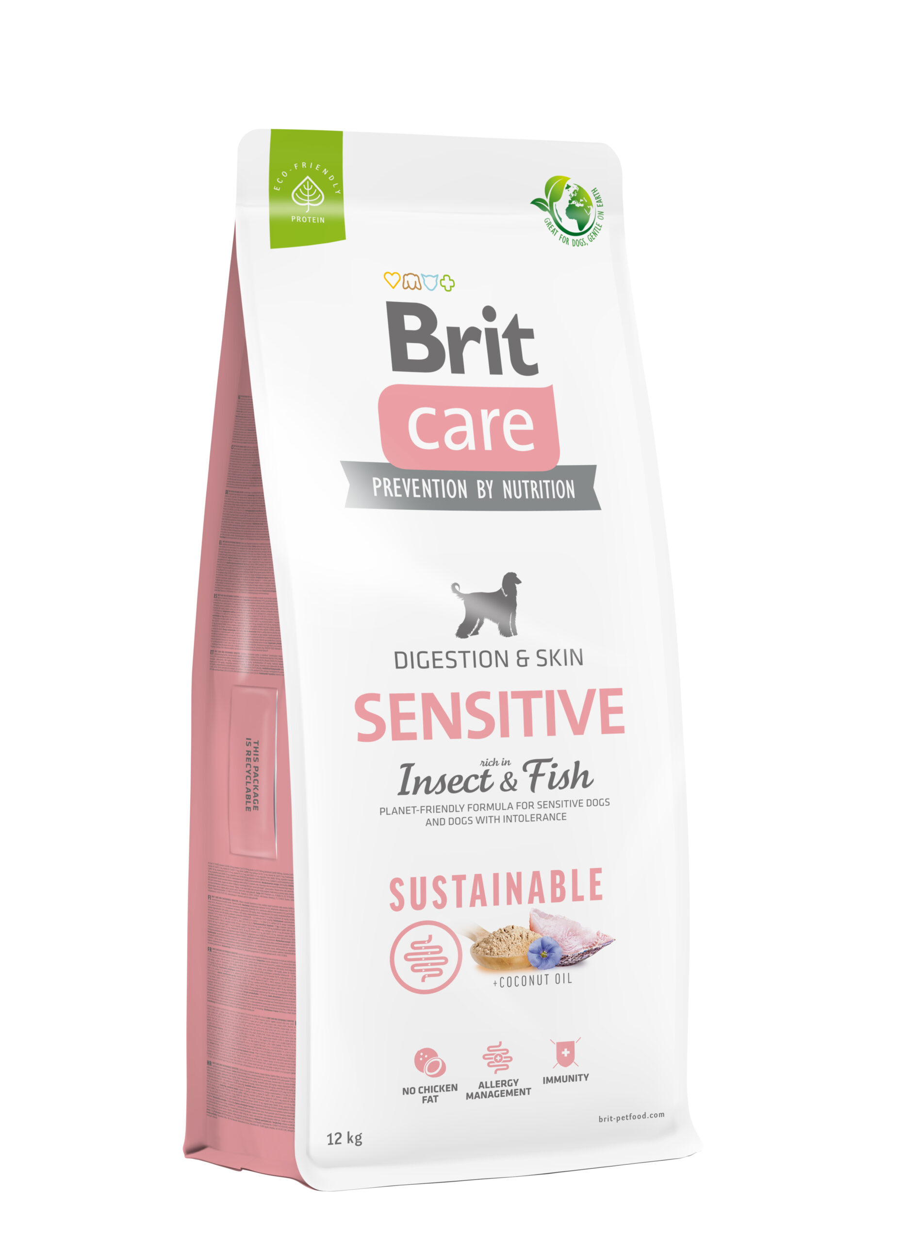 Brit Care Sustainable Insect & Fish koeratoit 12kg