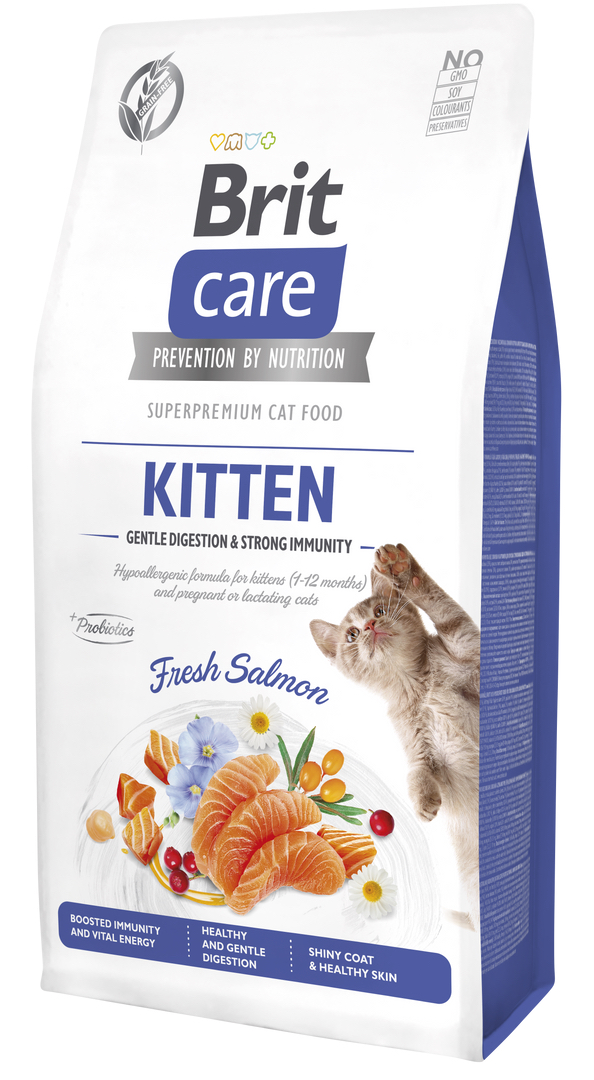 Brit Care Cat Grain-Free Kitten Gentle Digestion & Strong Immunity kassitoit 7 kg