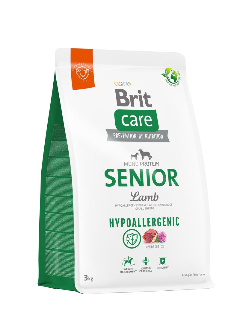 Brit Care Hypoallergenic Senior Lamb koeratoit 3kg