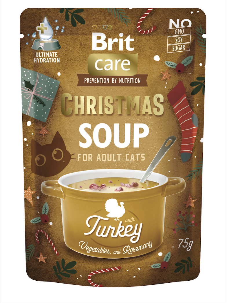 Brit Care Cat Soup Christmas multipakk kassidele 15 x 75g - Image 4