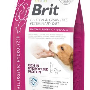 Brit Veterinary Diet Hypoallergenic Hydrolyzed erisööt koertele 2kg