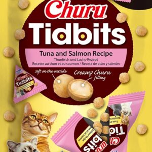 Churu Tidbits kassimaius tuunikala ja lõhega 3x12g