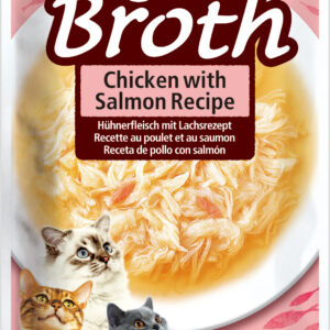 Ciao Broth Chicken with Salmon märgtoit kassidele 40g