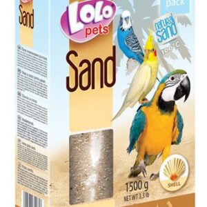 LoLo Pets merekarpidega puuriliiv lindudele 1,5kg