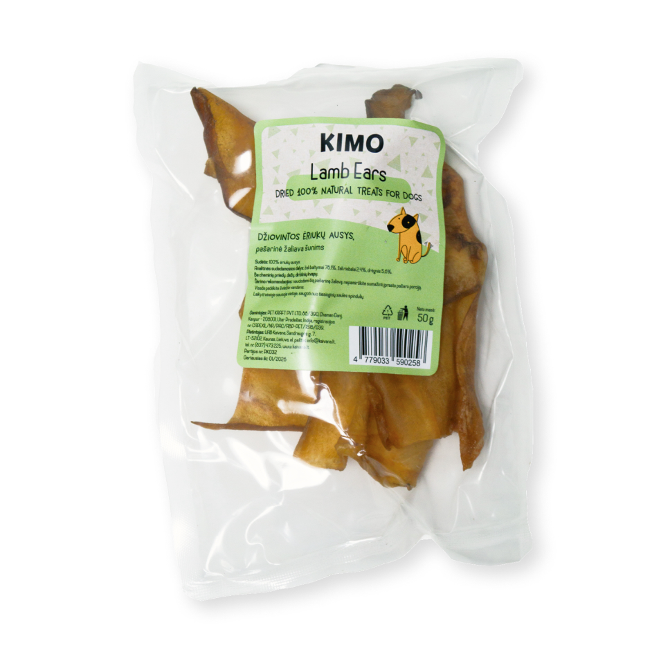 Kimo kuivatatud lamba kõrv 50g