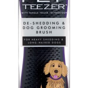 Pet Teezer lilla/hall aluskarva hari koerale L