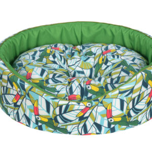 Cazo Foam Bed Cotton Toucan pesa koertele 44x38 cm