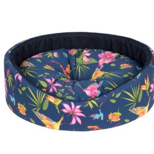 Cazo Foam Bed Cotton Flower pesa koertele 50x46 cm