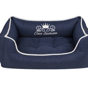 Cazo Soft Bed Royal Line Navy pesa koertele 95x75 cm