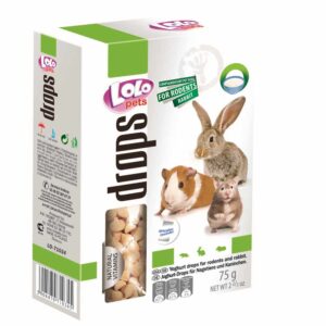LoLo Pets Drops maiused närilisele jogurtiga 75g