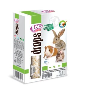 LoLo Pets Drops maiused närilistele meega 75g