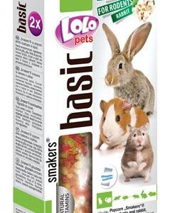 LoLo Pets Smakers maiusepulgad närilistele ja jänestele popcorniga 2tk 90g