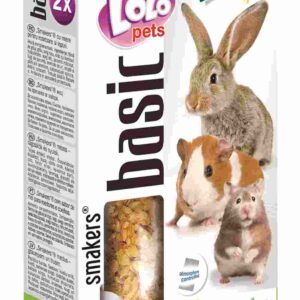 LoLo Pets Smakers maiusepulgad närilistele ja jänestele meega 2tk 90g