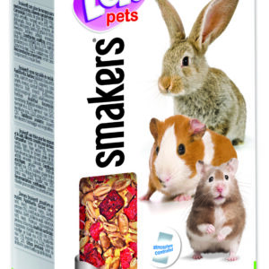 LoLo Pets Smakers maiusepulgad närilistele ja jänestele maasikatega 2tk 90g