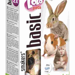 LoLo Pets Smakers maiusepulgad närilistele ja jänestele müsliga 2tk 90g