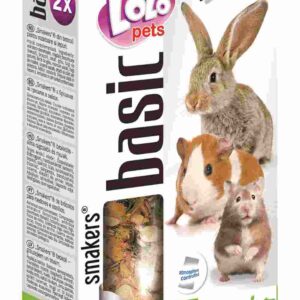 LoLo Pets Smakers maiusepulgad närilistele ja jänestele brokoliga 2tk 90g