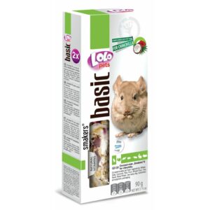 LoLo Pets Smakers maiusepulgad tšintšiljadele kookosega 2tk 90g