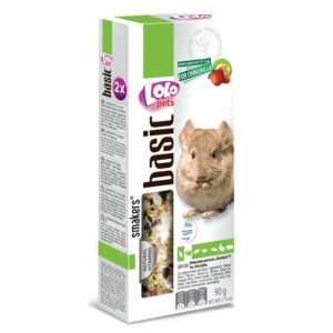 LoLo Pets Smakers maiusepulgad tšintšiljadele pähklitega 2tk 90g
