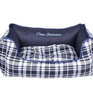 Cazo Soft Bed Scotland Line sinine pesa koertele 95x75 cm