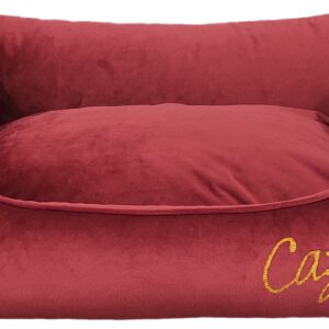 Cazo Soft Bed Milan punane pesa koertele 55x42 cm
