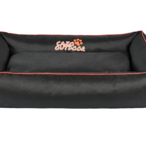 Cazo Outdoor Bed Maxy must pesa koertele 120x95 cm
