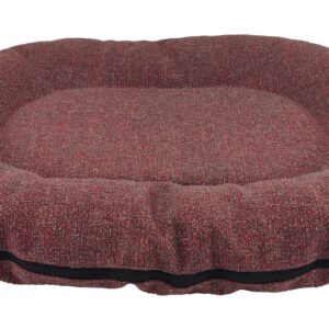 Cazo Oval Bed Luna punane pesa koertele 105x140x17 cm